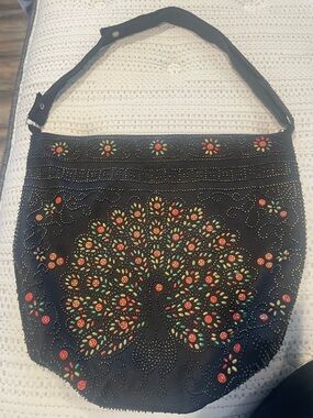 Mellow World Hand Crafted Floral Hobo Bag - Festival Ready!